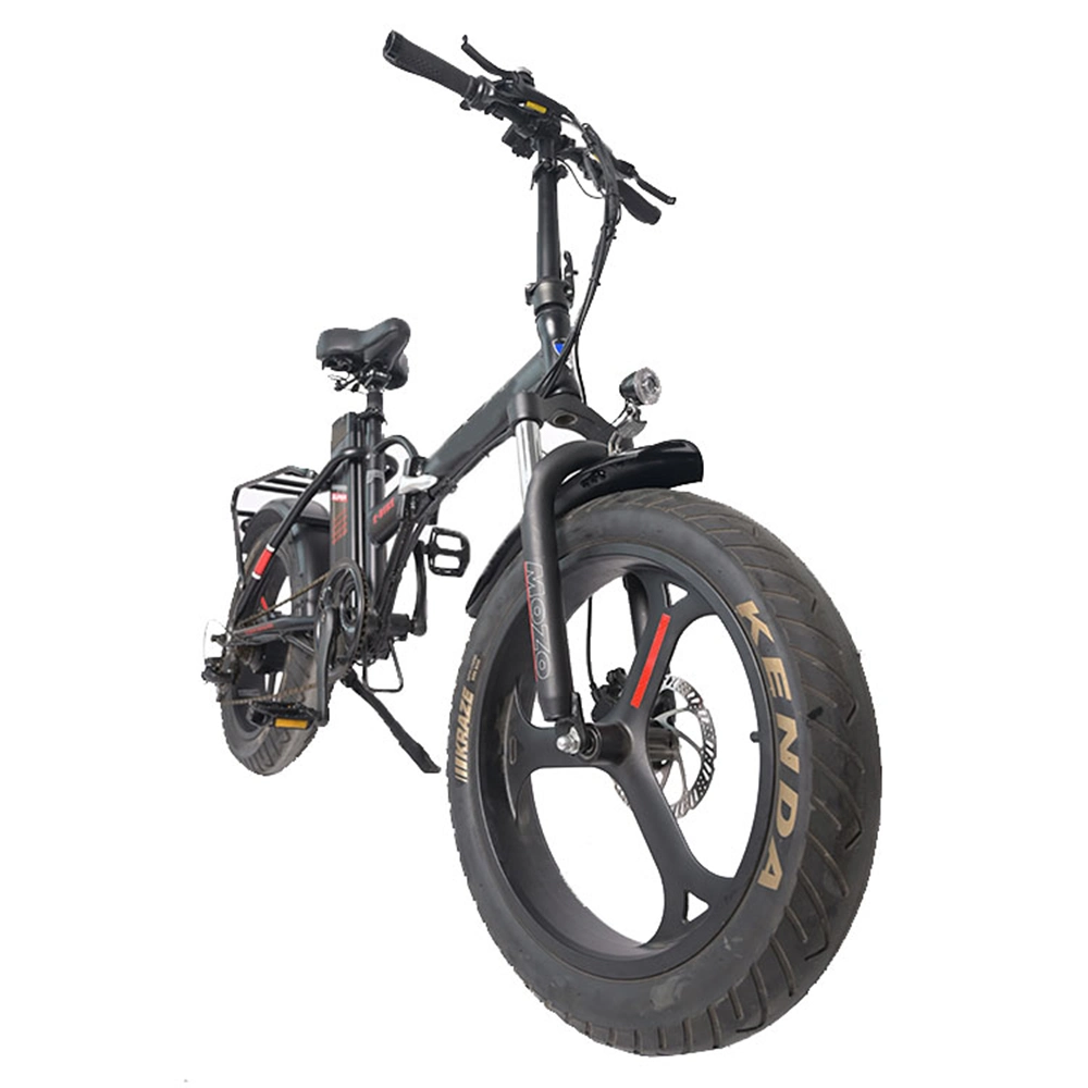 2023 New Design Folding Electric Bike 20 Inch EU Fat Tire Mountain Bicycle Lighweight to Buy