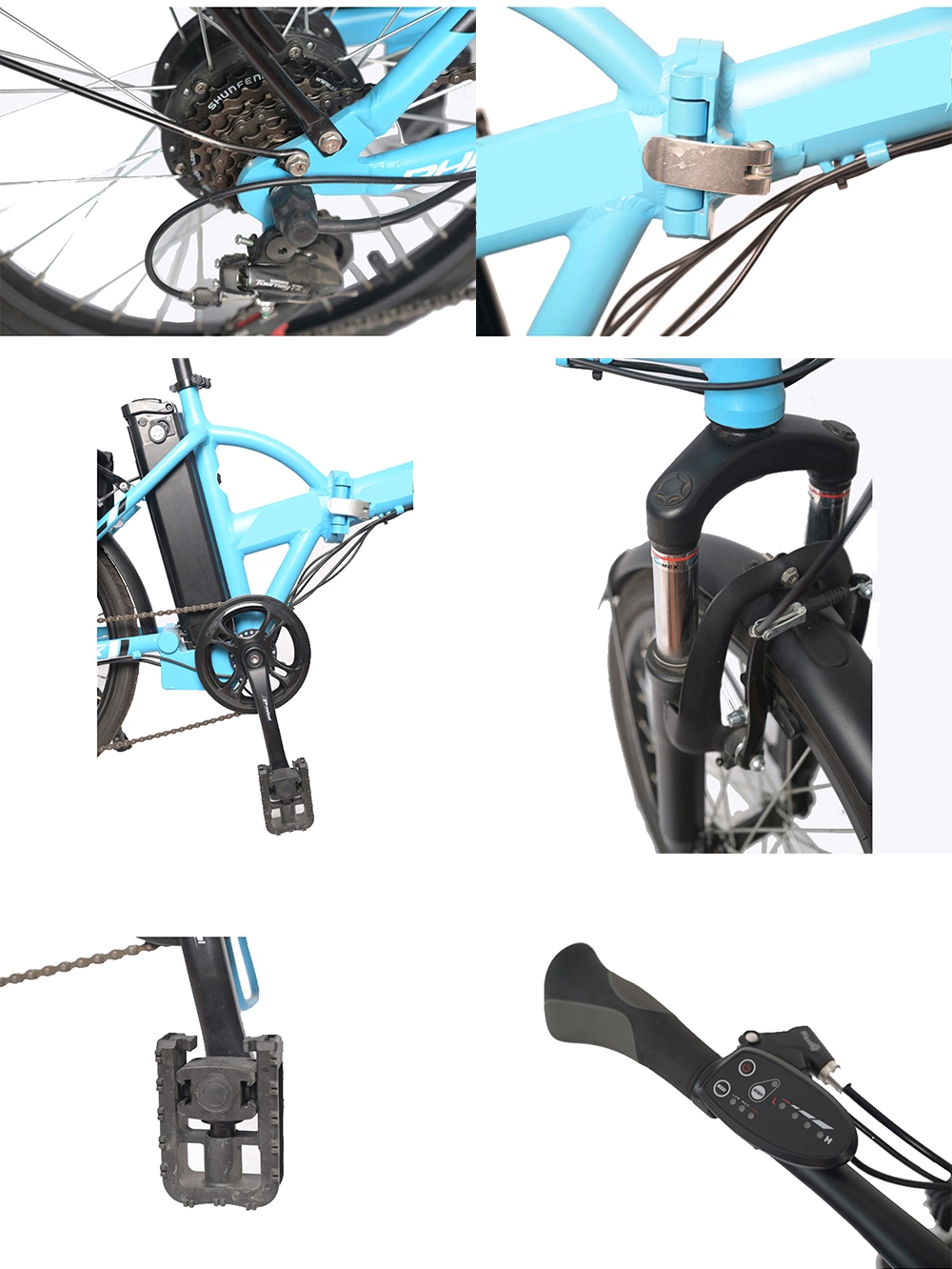 High Quality Womens Sunny Small Foldable E Bike 20 Inch Electric Bike Bicycle 500W