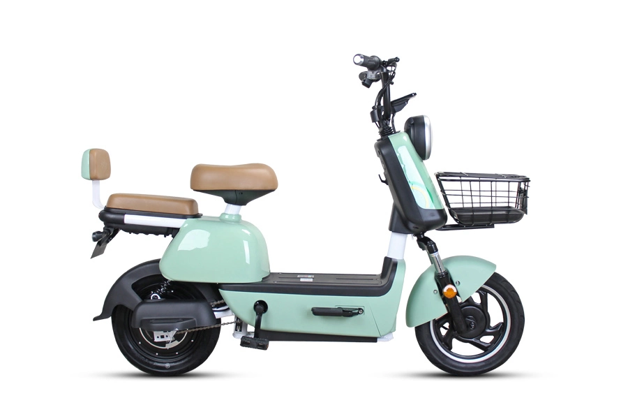 Hot Selling Adult Manufacturer 48/60V 400W 20ah Lithium Battery Electric Scooter Various Colors Comfortable Two Wheel 14*2.5 Tire Electric Scooter Motorcycle