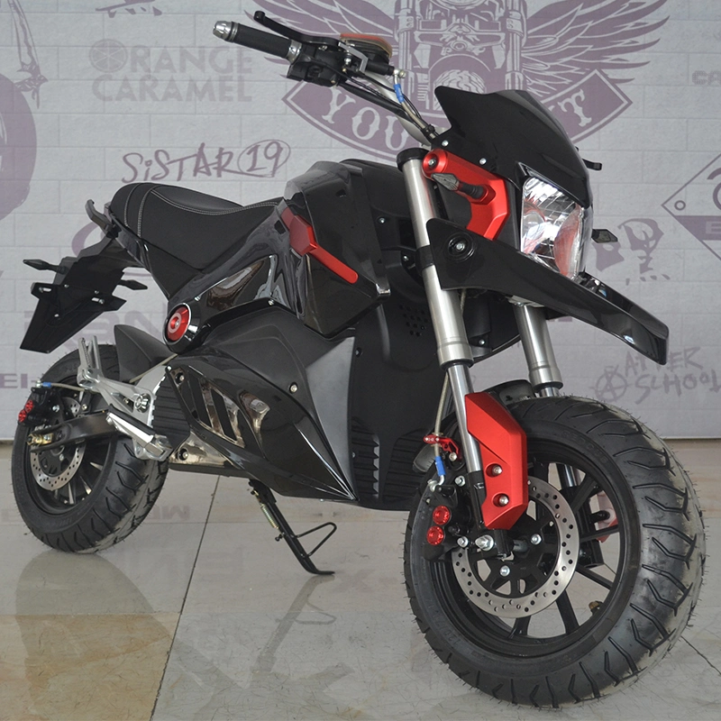 Coc Electric Motorcycle / Bike /Scooter 2000W 72V High-Speed 12inch Tyre New Model with CE Certification with 75km/H