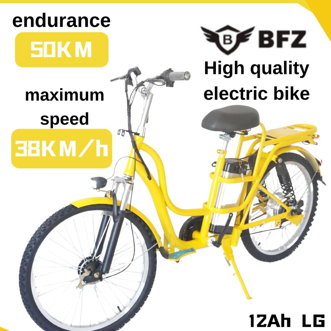 Adults Electric Bicycle 350W Ebikes Fullsuspension 48V 12ah Lgbattery 38mph50milesrange 24inch Cycle