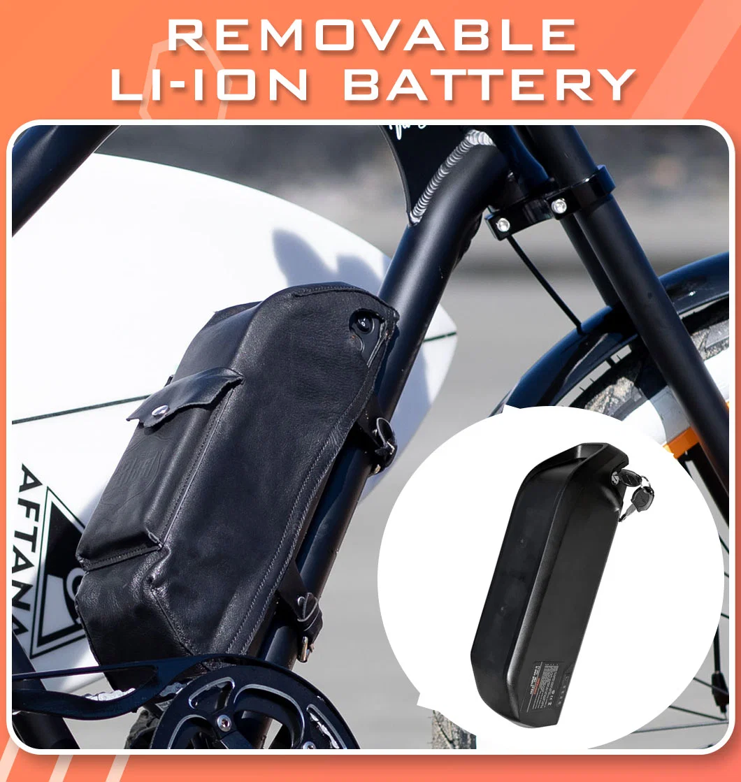 26 Inch Big Wheel E-Bike 500W 48V 17.5ah Removable Lithium Battery Electric Bike
