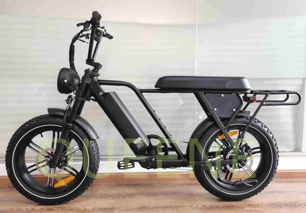 Queene/Sure Ebike 750W Retro Chopper Fat Tire Electric Bicycles 73 Electric Motorbike