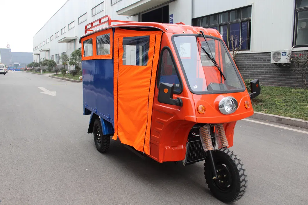 China Three Wheel Vehicle Taxi Tricycle Motorcycle 3 Wheel Car Electric Rickshaw Three Wheel Motorcycle for Libya