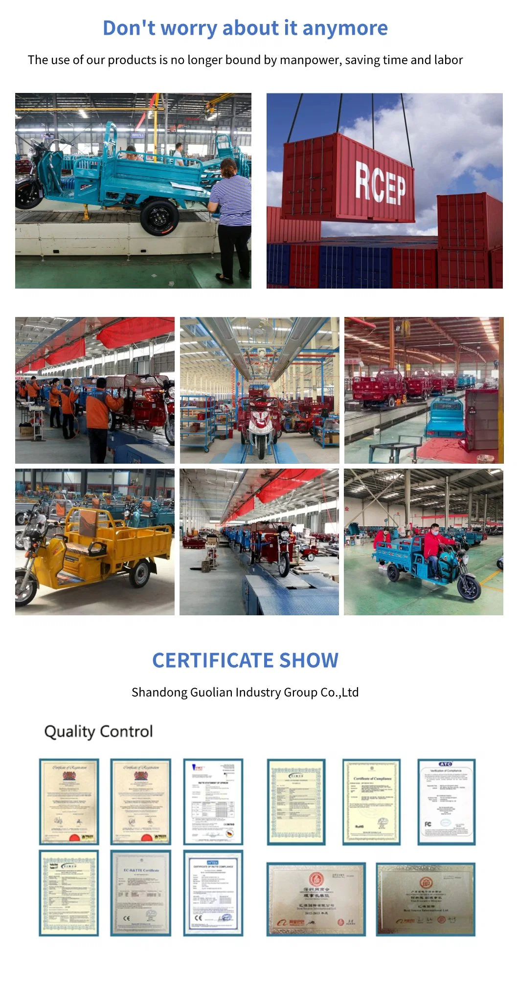 Factory Supply Price Motor Tricycle Cheap High Quality Motor Tricycle for Cargo Loading