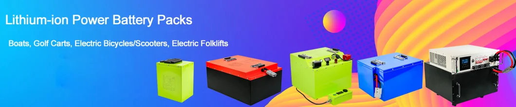 Deep Cycle LiFePO4 Lithium-Ion Battery for E-Scooter E-Bike Electric Vehicle Motorcycle Golf Cart