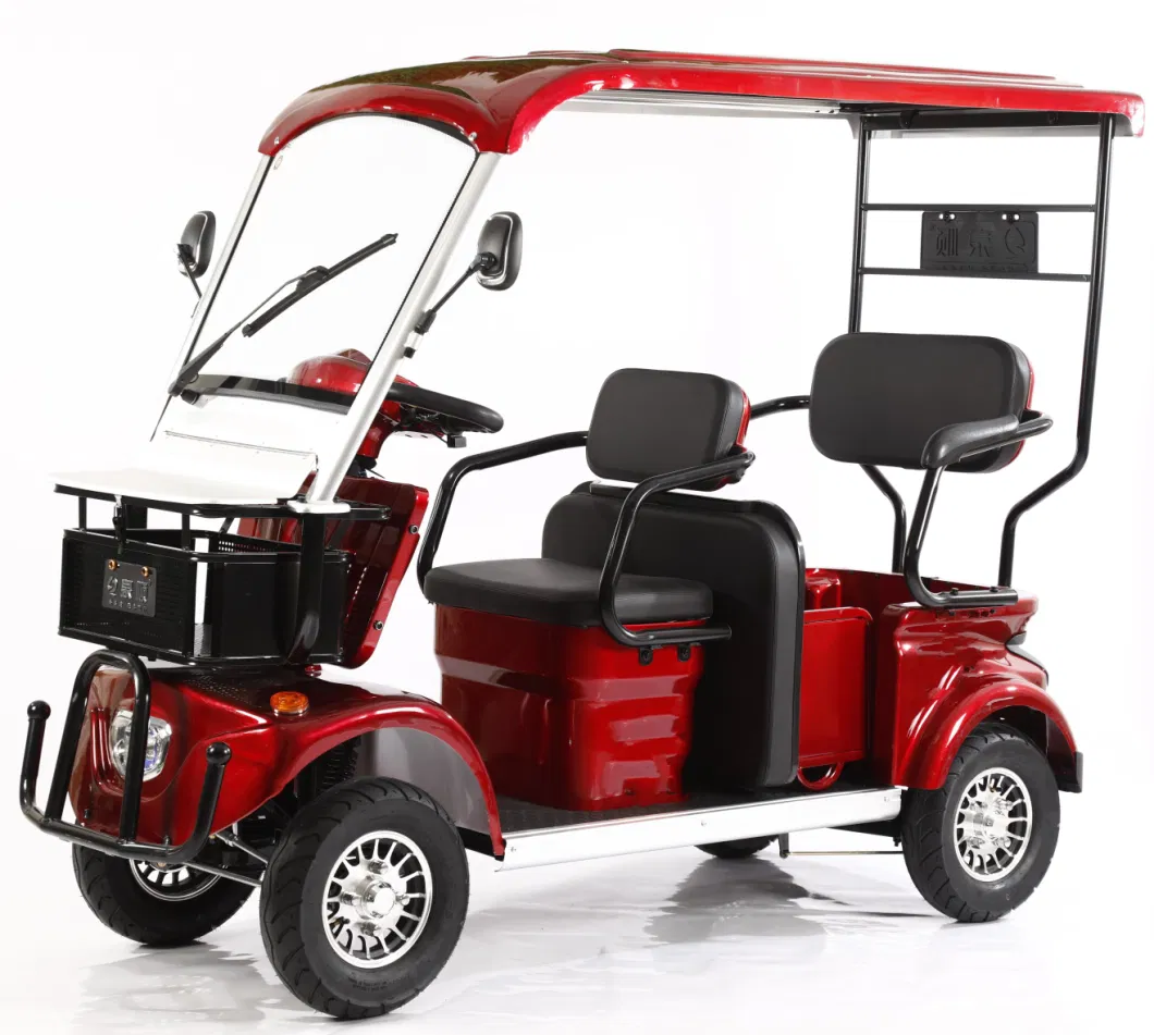 Electric Four-Wheel Car Battery Four-Wheel Electric Scooter Mini Adult Four-Wheel Electric Golf Cart