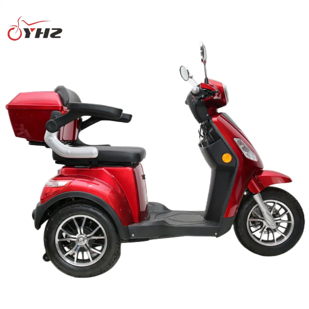 The Elderly Disabled Mobility Scooter CE Three Wheels Electric Motorcycle with Trunk