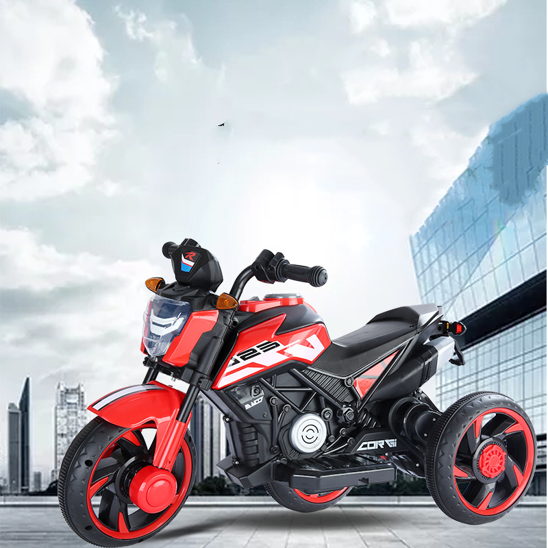 Kids Electric Battery Powered Ride-on Motorcycle Bike Toys Motorcycle Tricycle for Boys and Girls