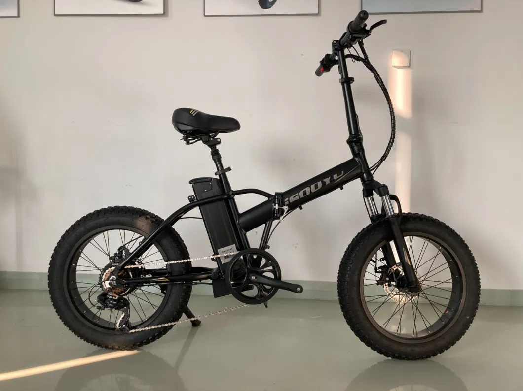 Folding High Performance Electric Bike Scooter Commute Fat Tire Shimano 6-Speed Max Speed 45kn/H