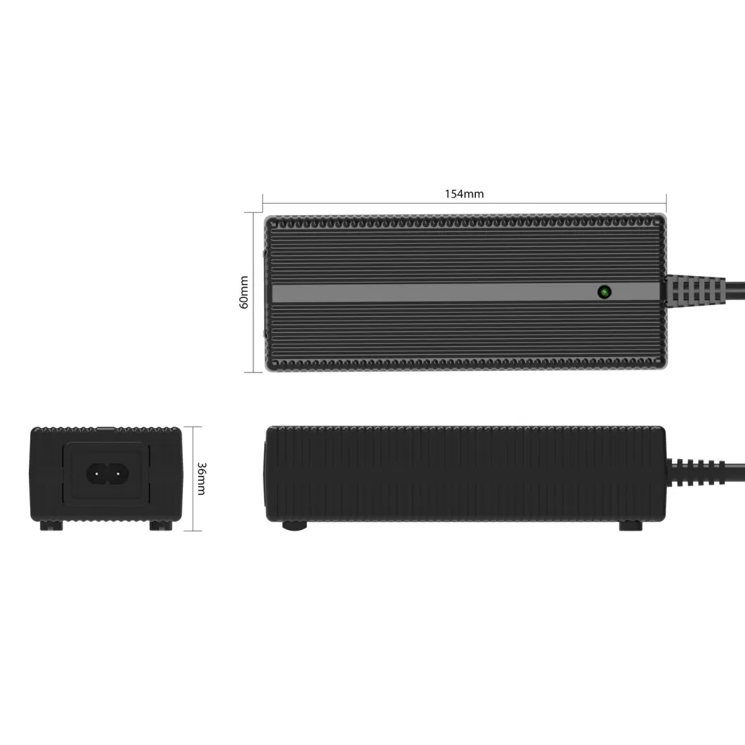 48-54.6V 2A Electric Bike Scooter Motorcycle Charger for 48V Lithium Battery Input Voltage AC120V