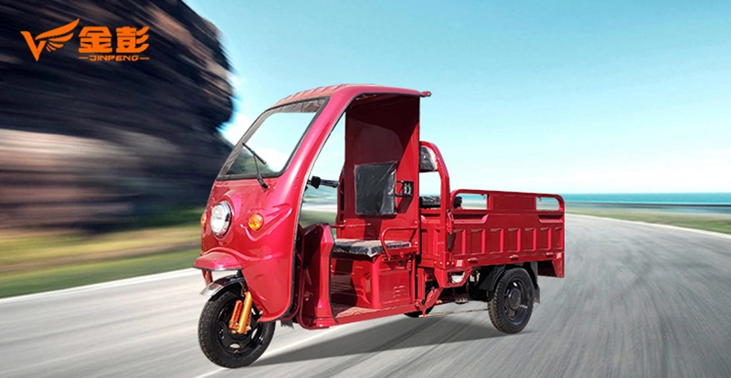 Closed Cabin Large Cargo Box 3 Wheel Electric Motorcycle for Sale