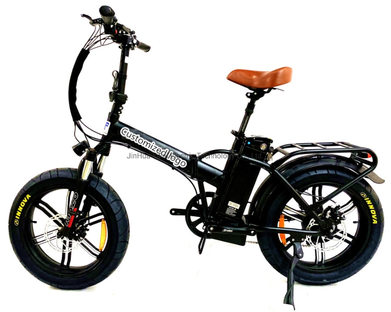 OEM 20 Inch 48V 500ww Fat Tire Foldable Folding Ebike Electric Bicycle Snow Ebike