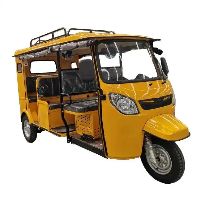 China Factory Semi Enclosed Luxury Passenger Electric Tricycles