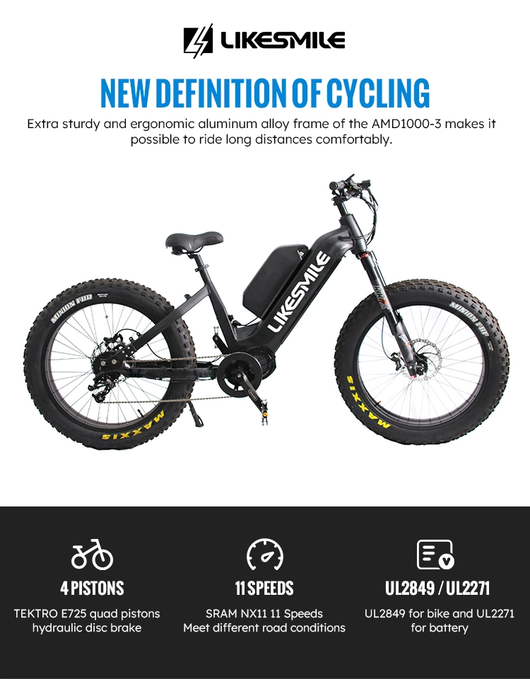 E Bike 60km/ Fast Speed Ebike Electric Bicycle 1000W 48V 26 Inch Electric City Bicycle Adult