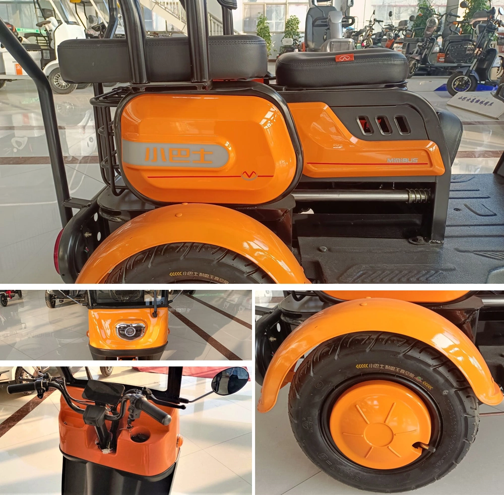 500W /1000W 60V/ 48V Fat Tyre Three Wheel One Seat Electric Scooter, Electric Vehicle, Electric Tricycle for Passenger