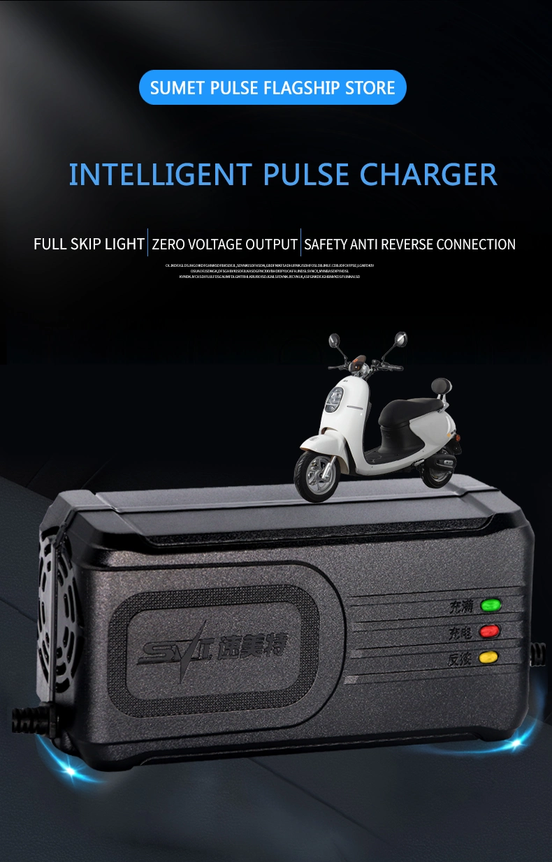 Electric Bicycle Scooter Tricycle Battery Charger 72V20ah Battery Charger 72V
