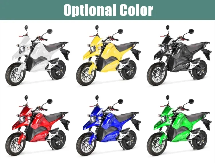 Adult Electric Chopper Motorcycle EEC 2000W Motor 70V 20A Electric 2 Wheel Motorcycle for Sale