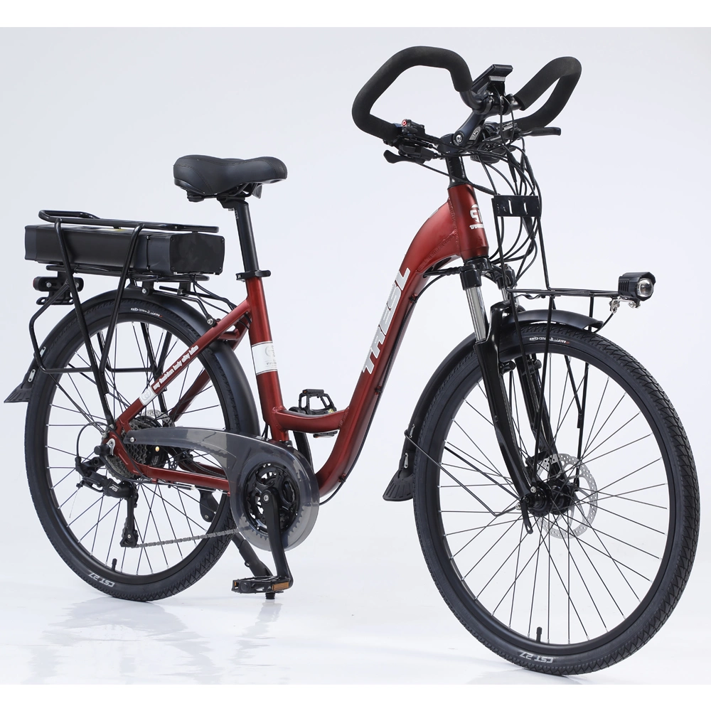 Electric Touring Bicycle Electric Bike 27 Speed 26 Inch Aluminum Alloy