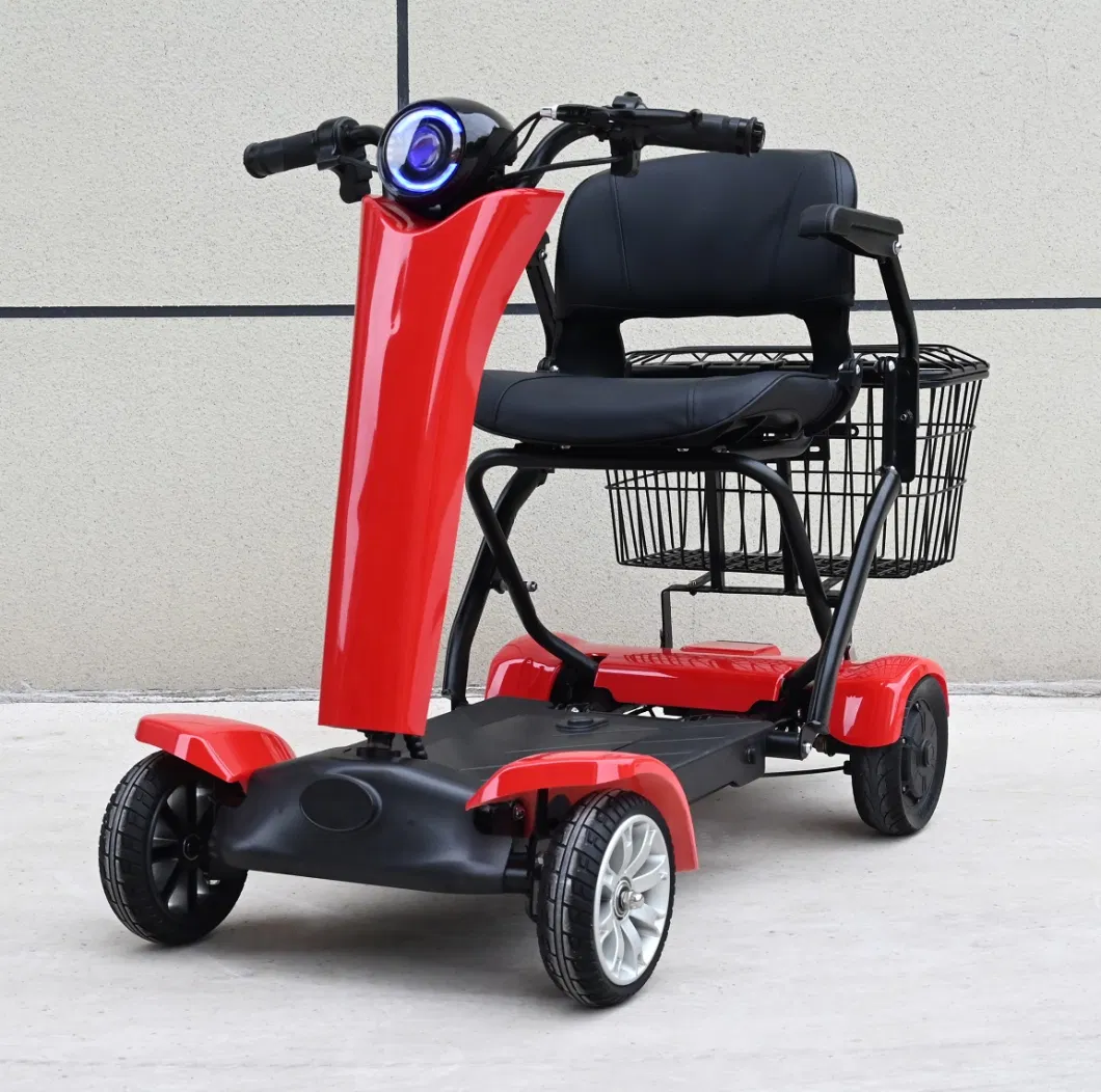 China Adults New Disability Powered Handicapped Mobility Foldable Automatic Electric Bike Scooter for City