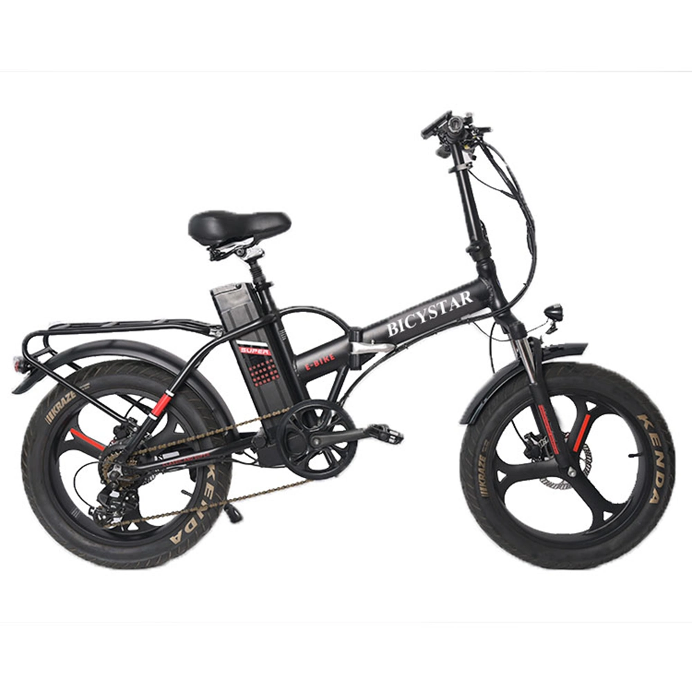 26 Inch Folding 1000W Electric Bicycle 36V 500W 20 Inch Fat Tire Folding Electric Bike 48V Fat Tyre Electric Bike