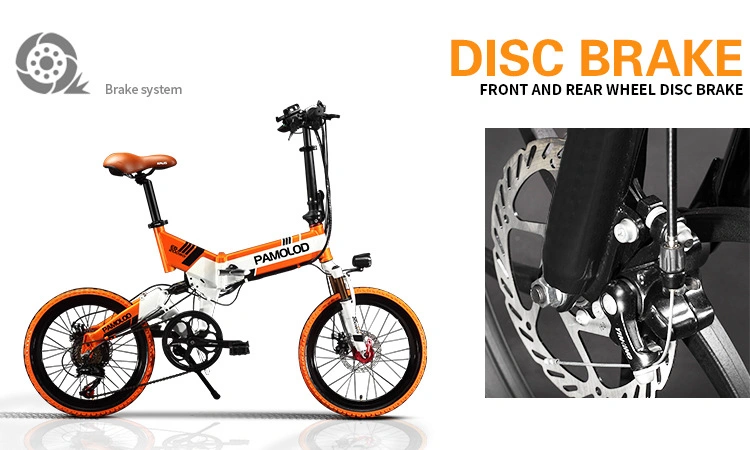 High Quality Carbon Frame with Rear Suspension Cheap Electric Bicycle Foldable Ebike