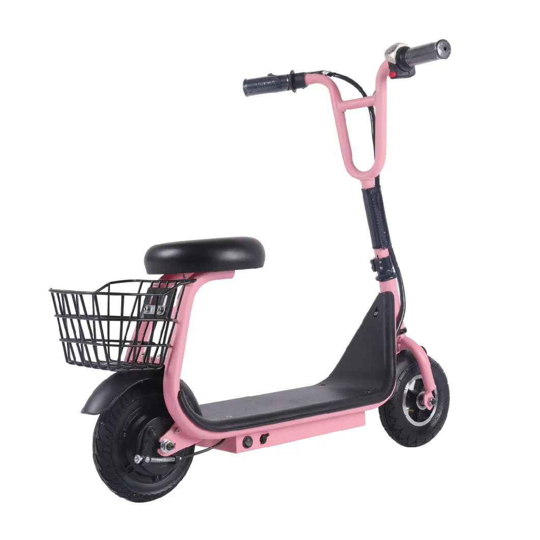 New Cheap Adult 16km/H Electric Scooter Foldable E-Scooter Electric Scooter 250W with Basket