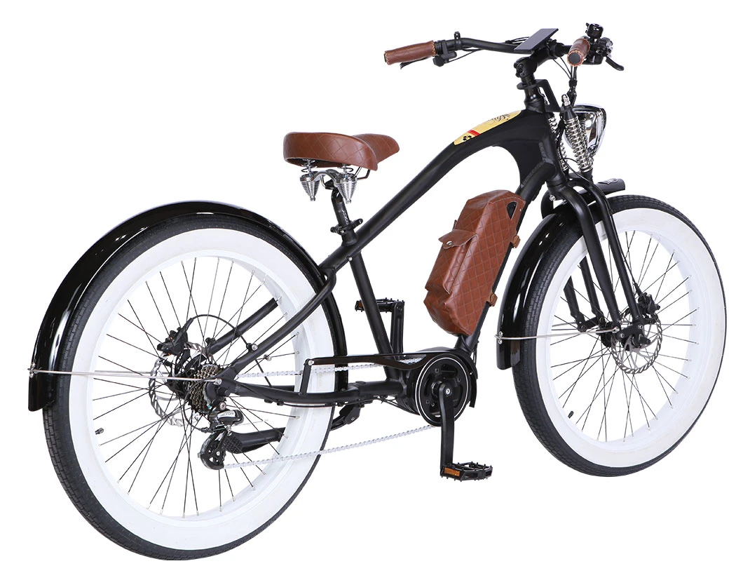 48V 500W MID Drive Muscle Full Suspension Fat Tire Electric Bike Fat Bike Electric