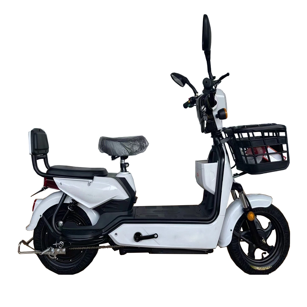 Tjhm-007L Factory with Steel Frame and Pedals 48V 12ah Electric Pedal Scooter Electric Moped Mini Electric Bike