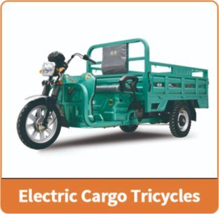 Three Wheels Electric Tricycle Driver Seat Small Open Scooter Electric Loader Freight Cargo Tricycle with Cabin