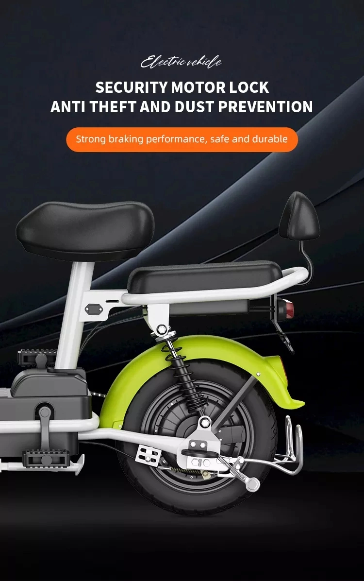 2022 New Electric City Bike Good Quality Big Battery Adult E Bike 48V 12ah
