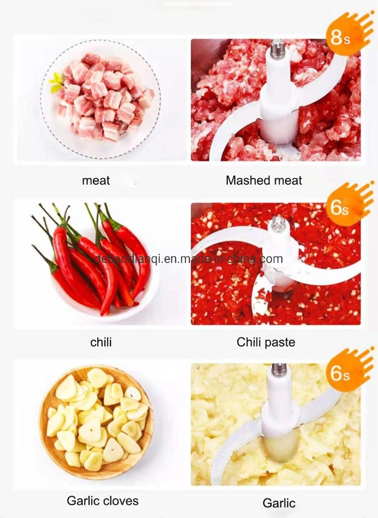 Mini Vegetables Chopper Meat Mincer Meat Food Chopper Plastic Electric Meat Chopper 110volt