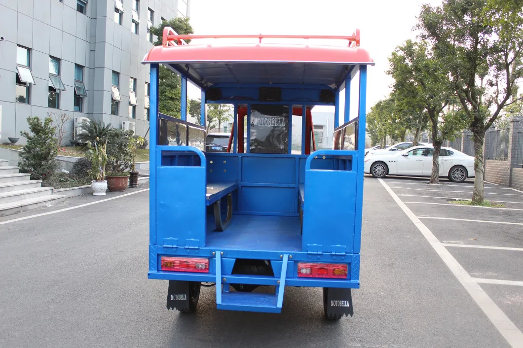 China Three Wheel Vehicle Taxi Tricycle Motorcycle 3 Wheel Car Electric Rickshaw Three Wheel Motorcycle for Libya