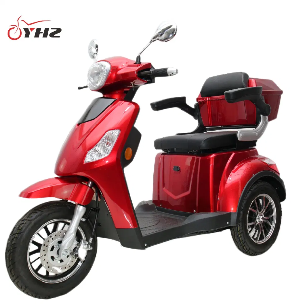 The Elderly Disabled Mobility Scooter CE Three Wheels Electric Motorcycle with Trunk