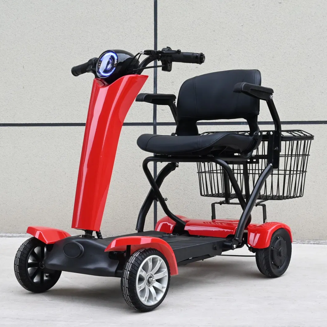 China Adults New Disability Powered Handicapped Mobility Foldable Automatic Electric Bike Scooter for City