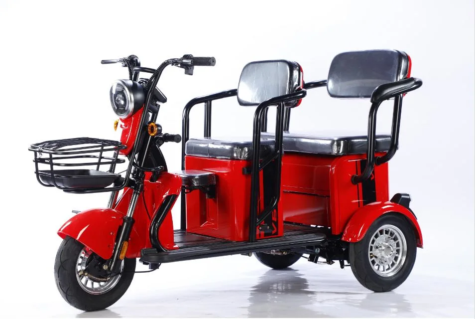 Closed Electric Trike, Vehicle, Bicycle, Bike, Motorbike, Rickshaw, Leisure Tricycle, Three Wheel Motorcycle for Adults with Bady Seats