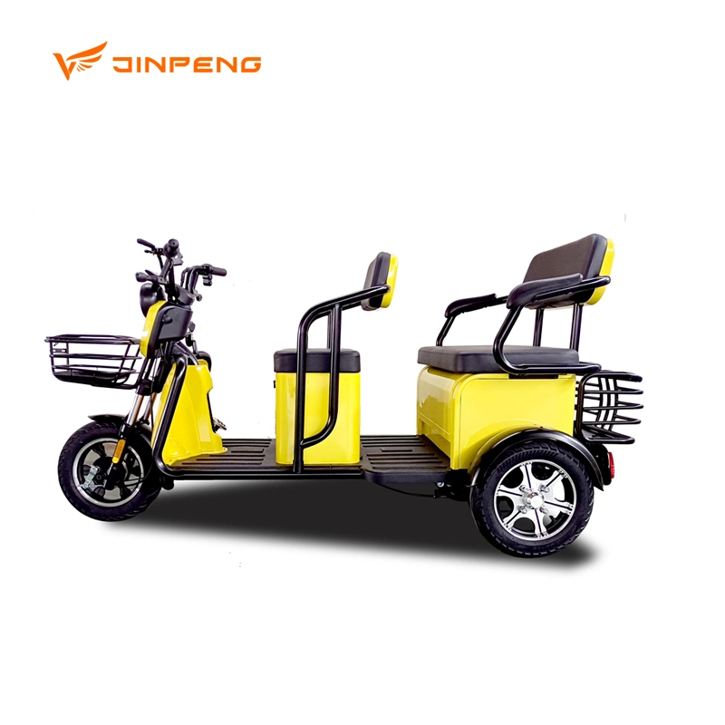 New Passenger Fashionable Leisure Trike Powered Mobility Scooter Three Wheel Adult Two Seats Open Electric Tricycle