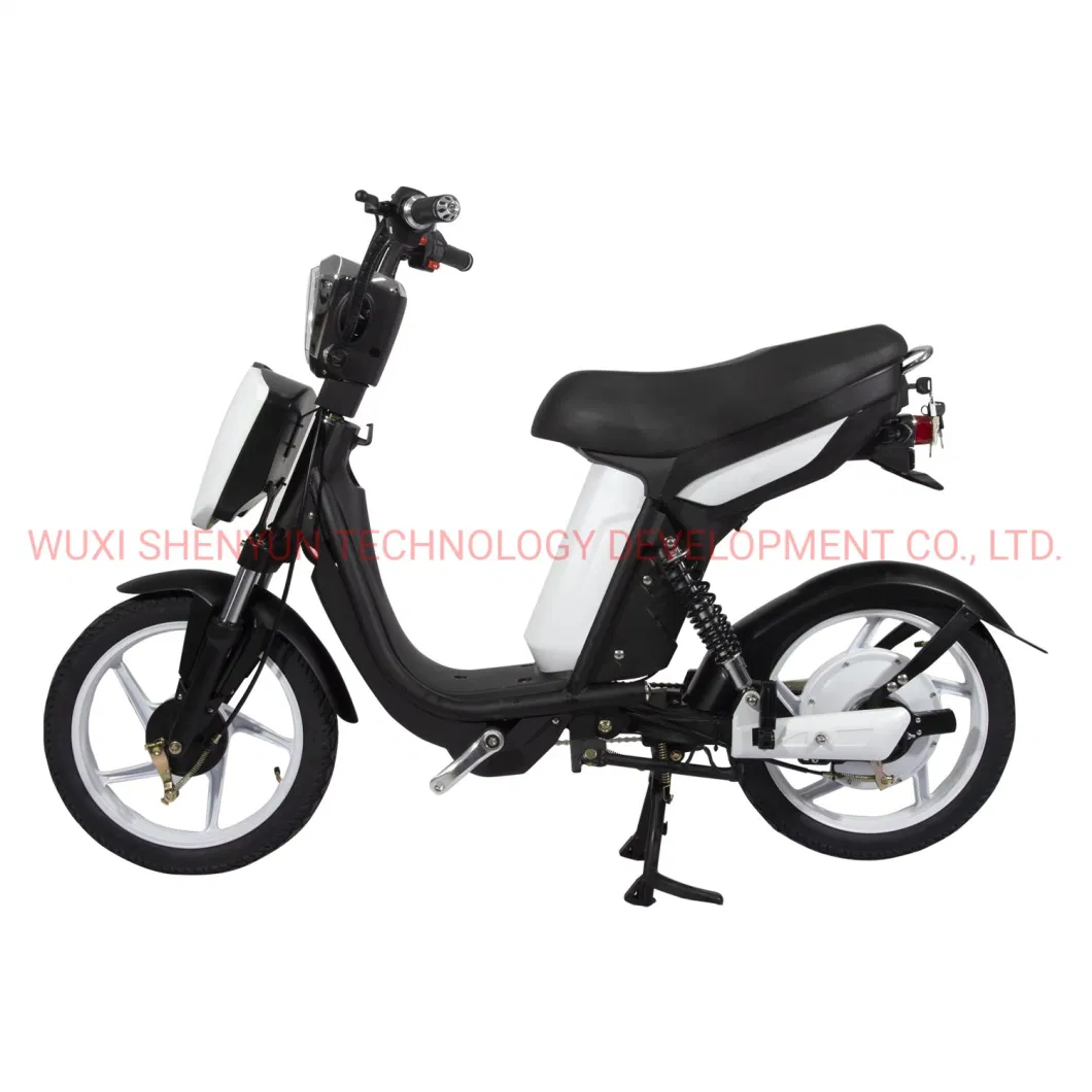 350 Watt 48V Electric Scooter Moped Lxqs-1 with Removable Battery E-Bike