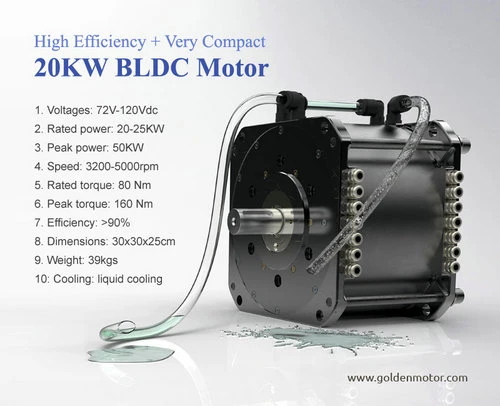  72V 20kw Electric Car Motor, Electric Motorcycle Motor, BLDC Motor