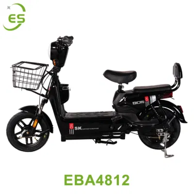 Bicicleta eléctrica neumático de vacío de 14 pulgadas Ciudad Scooter de velocidad única Bicicleta eléctrica