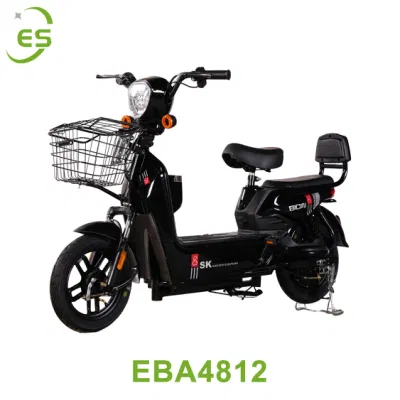 Bicicleta eléctrica neumático de vacío de 14 pulgadas Ciudad Scooter de velocidad única Bicicleta eléctrica