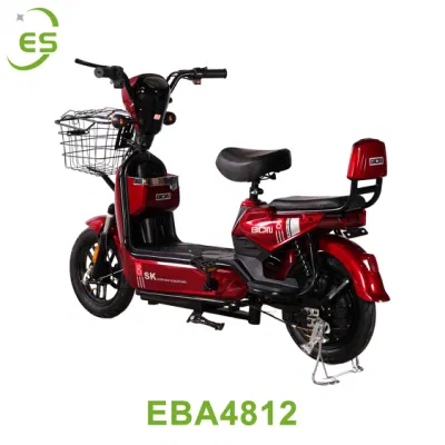 Bicicleta eléctrica neumático de vacío de 14 pulgadas Ciudad Scooter de velocidad única Bicicleta eléctrica
