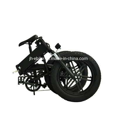 2021 de 20 pulgadas de alta calidad 350W Mens grasa plegable Ebike neumáticos Beach Cruiser nieve Bicicleta eléctrica