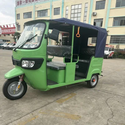 2023 Nuevo Modelo tres ruedas adultos pasajeros baratos eléctrico Rickshaw Tuk Electrictuk