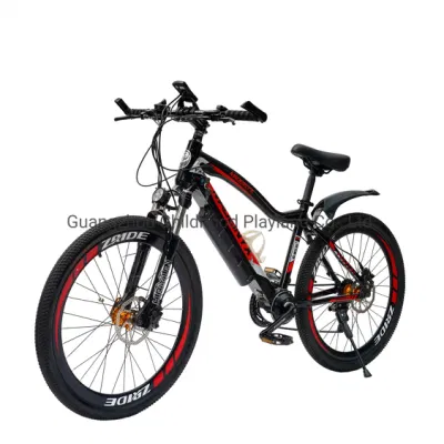 El modelo más nuevo Precio barato 36V 350W 26pulgadas 21 par motor trasero de la velocidad de la montaña Bicicleta eléctrica