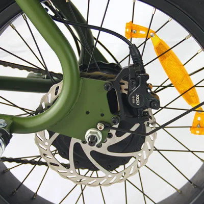 Scooter de neumático de grasa fuera de carretera potente bicicleta eléctrica 500W Motor eléctrico Bicicleta
