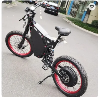 Super bicicleta Eléctrica 100km/H bicicleta de Montaña Eléctrica 72V 12000W eBike