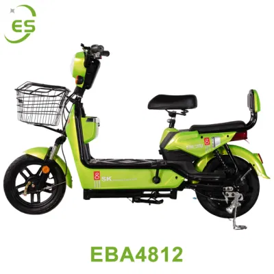 Bicicleta eléctrica neumático de vacío de 14 pulgadas Ciudad Scooter de velocidad única Bicicleta eléctrica
