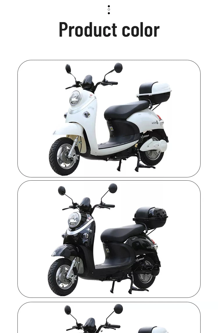 Cheaper Electric Moped Motorcycle Electric Adult Electric Scooter 800W 1000W with Disk Brake Electric Motorbike Bicycle