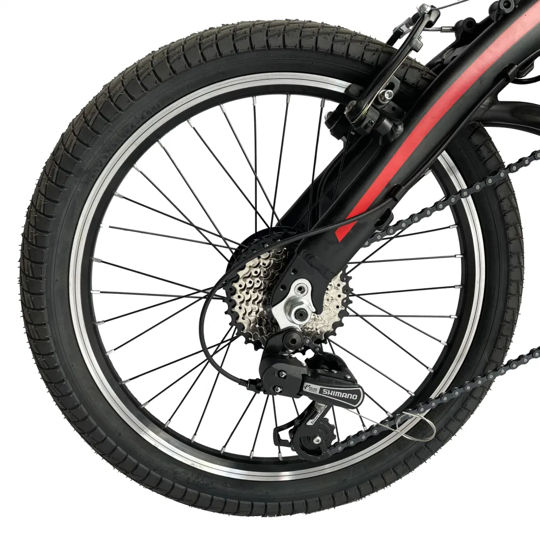 Us Folding Electric Bike 20&quot; Red Mini Bike for Adults 350W 10ah Battery City Ebike